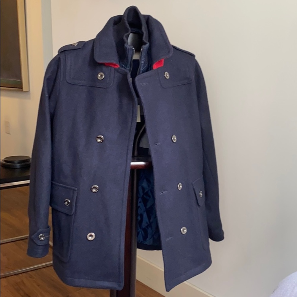 Navy blue Coat for 12year/150cm